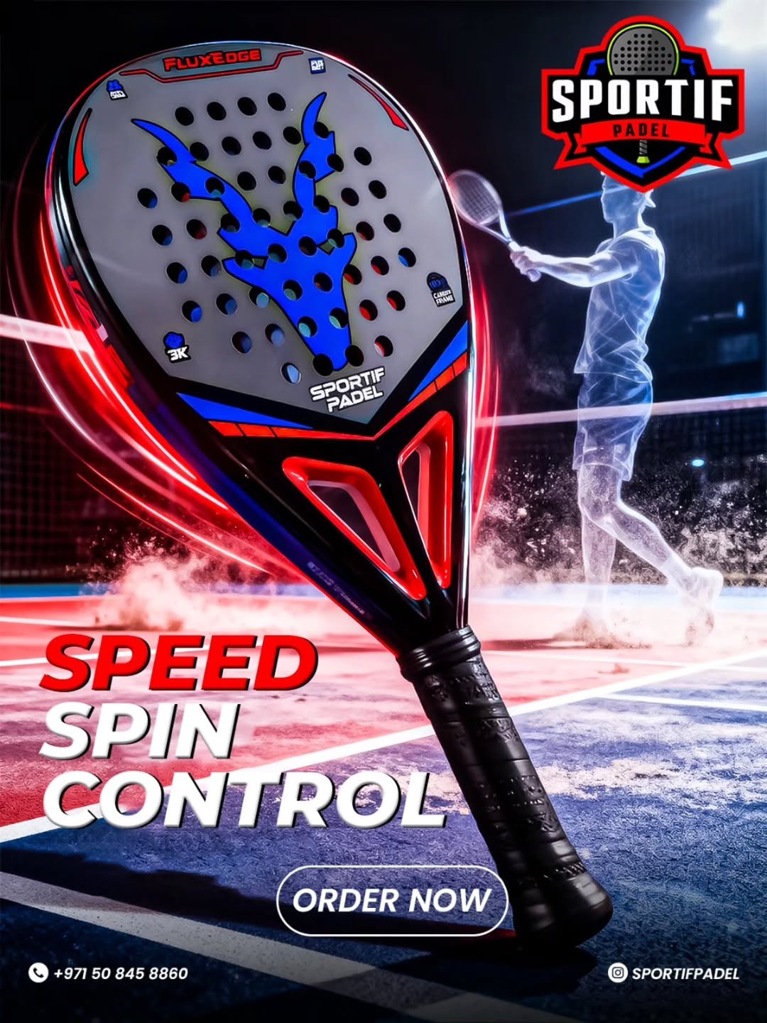 SportifPadel Speed Spin Control Pedal